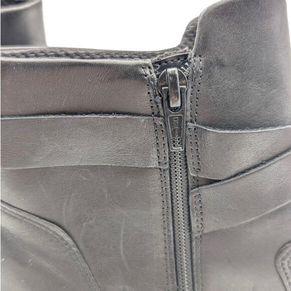 Ecco Shape M 35 Ankle Boots Side Zip Women's Leather Black Size US9-9.5 EU40 - Picture 10 of 10